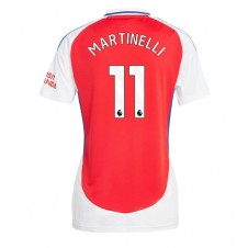 Arsenal Gabriel Martinelli #11 Hjemmedrakt Kvinner 2024-25 Kortermet